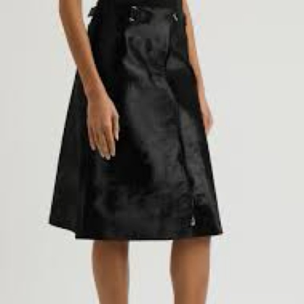 Tory Burch Zip Front Haircalf Skirt 8